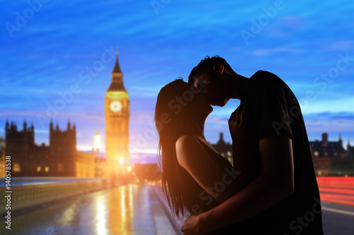 Photography couple with big ben