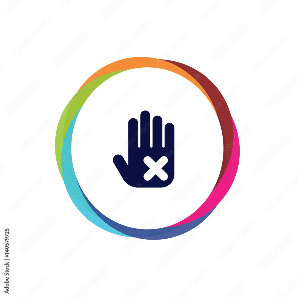 Abstract Multicolor App Button Abstract Multicolor App Button