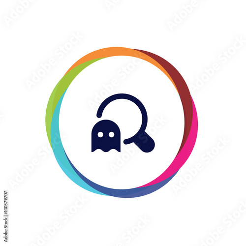 Abstract Multicolor App Button
