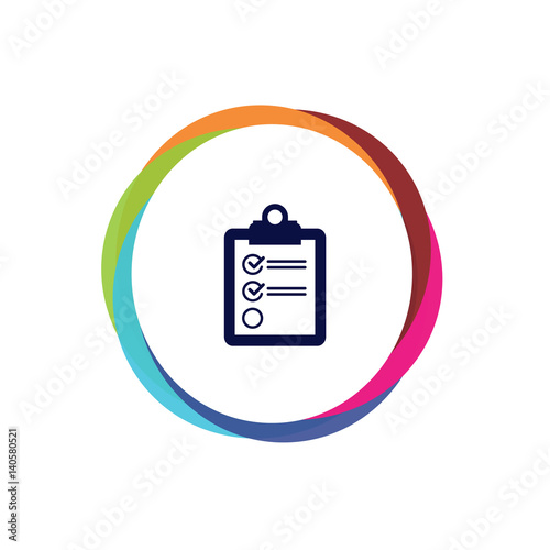 Abstract Multicolor App Button
