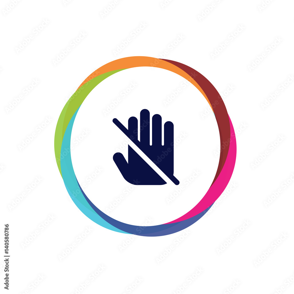 Abstract Multicolor App Button Abstract Multicolor App Button