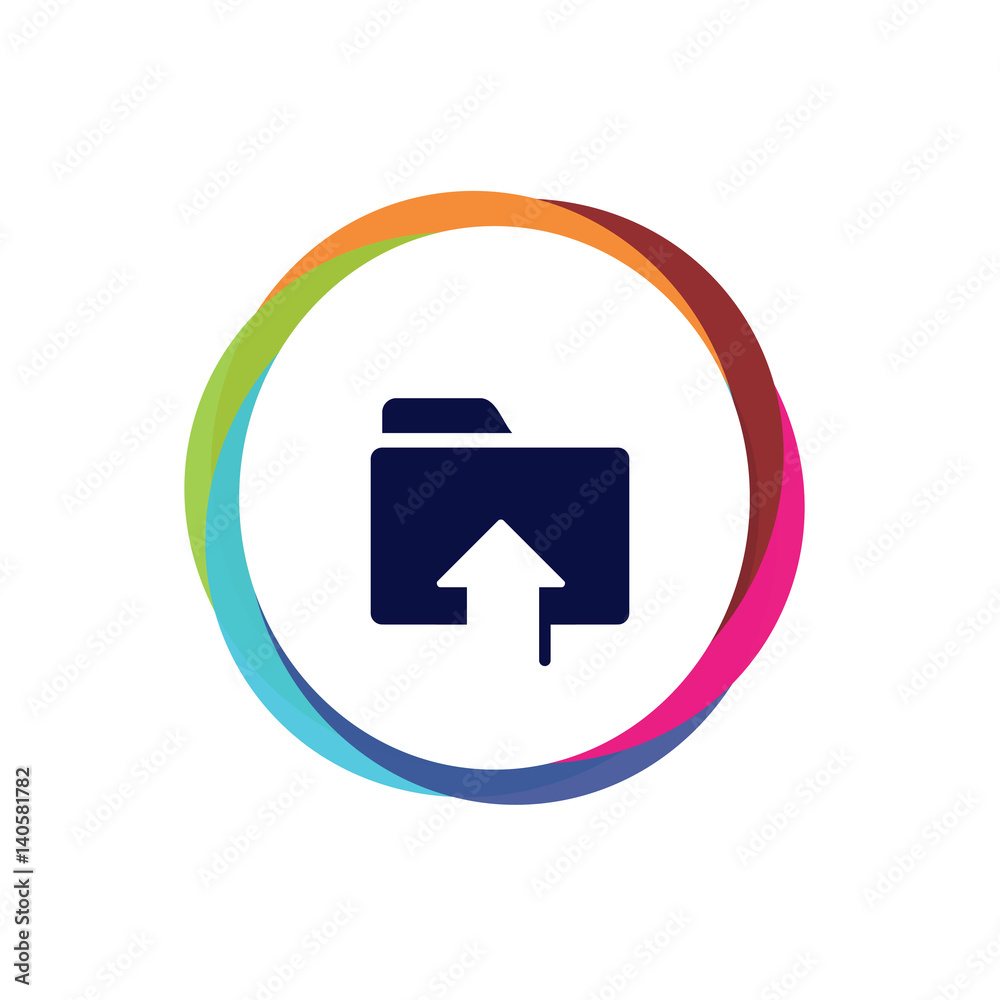 Abstract Multicolor App Button Abstract Multicolor App Button
