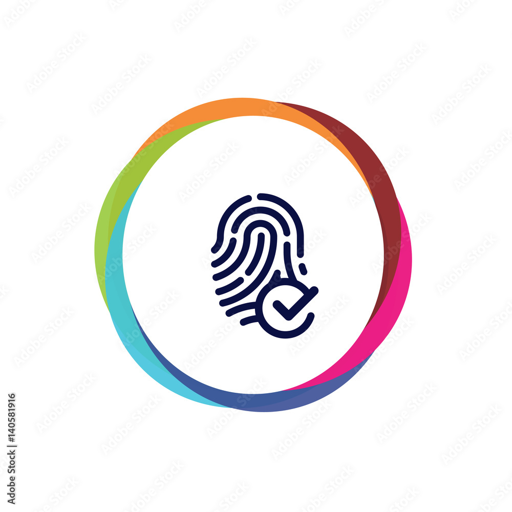 Abstract Multicolor App Button Abstract Multicolor App Button