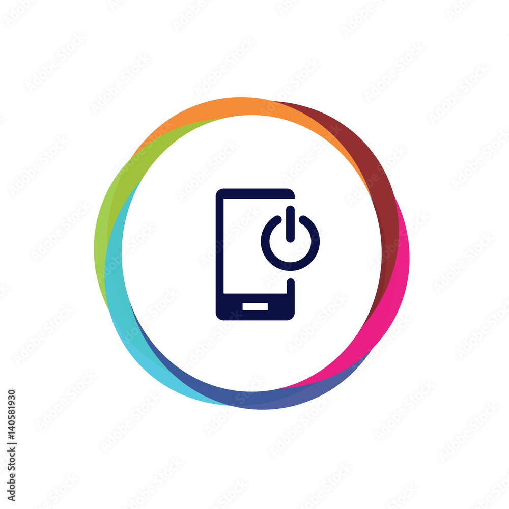 Abstract Multicolor App Button Abstract Multicolor App Button