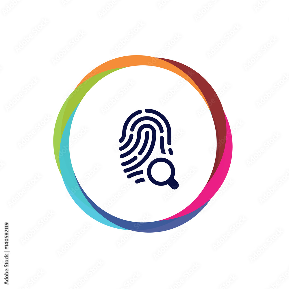 Abstract Multicolor App Button Abstract Multicolor App Button