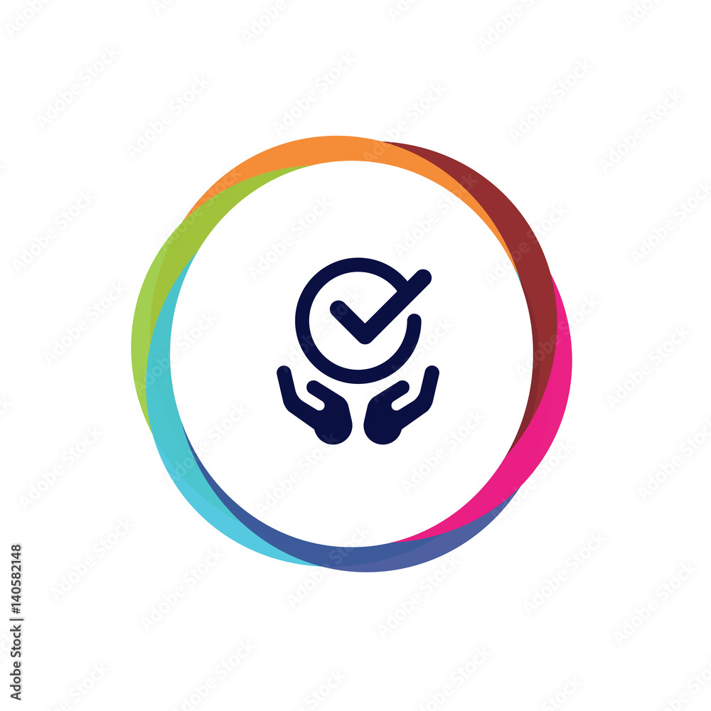 Abstract Multicolor App Button Abstract Multicolor App Button