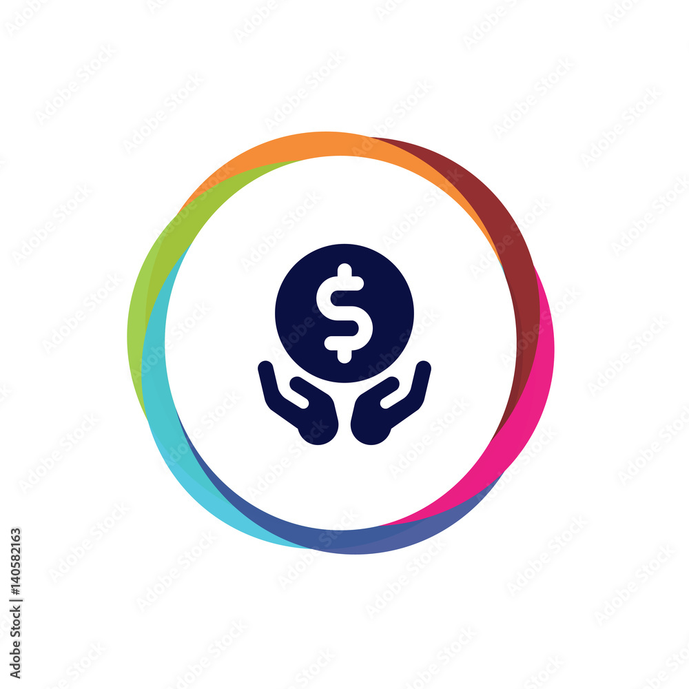 Abstract Multicolor App Button Abstract Multicolor App Button