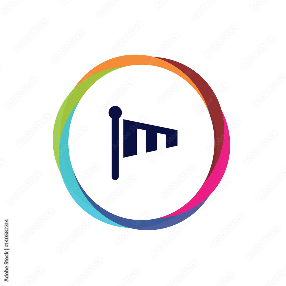 Abstract Multicolor App Button Abstract Multicolor App Button