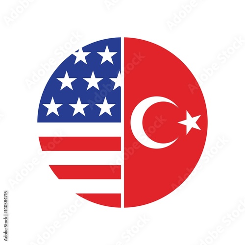 turkey and US flag logo