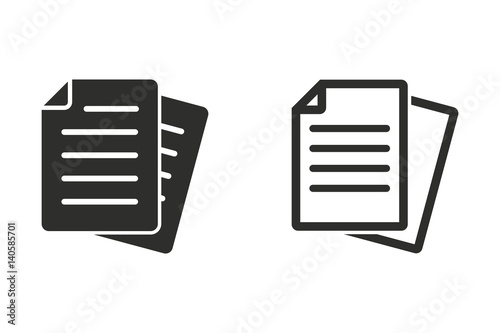 Document - vector icon.