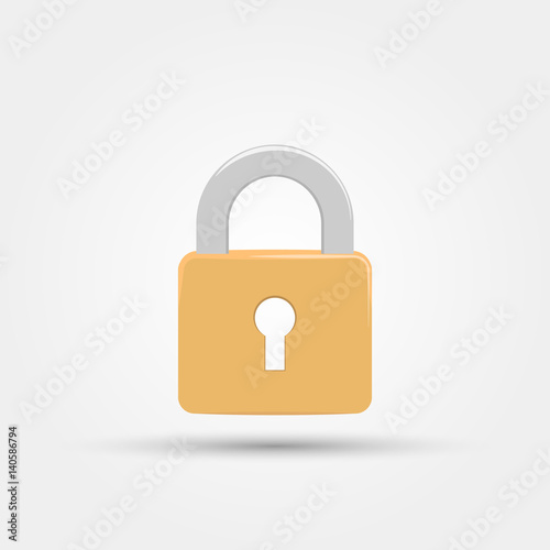 lock vector illustration