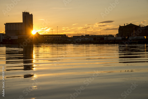 Photography SunsetOverOsloWharf