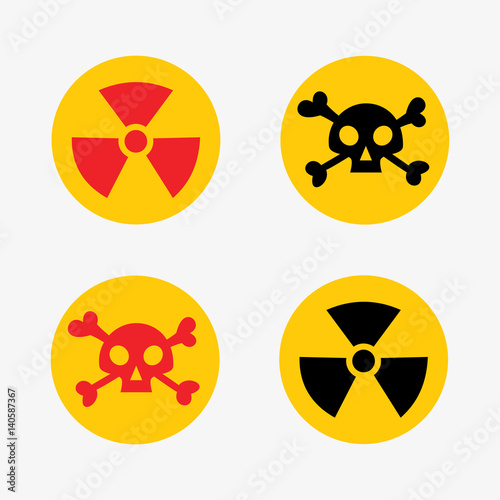Prohibition signs set oil industry production vector yellow red warning danger symbol forbidden safety information and protection no allowed caution information.