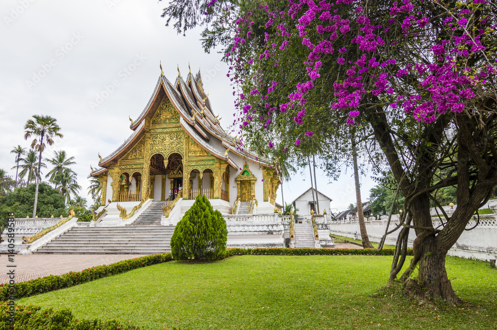 The Haw Pha Bang temple in Luang Prabang, Laos