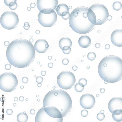 Vector background with bubbles