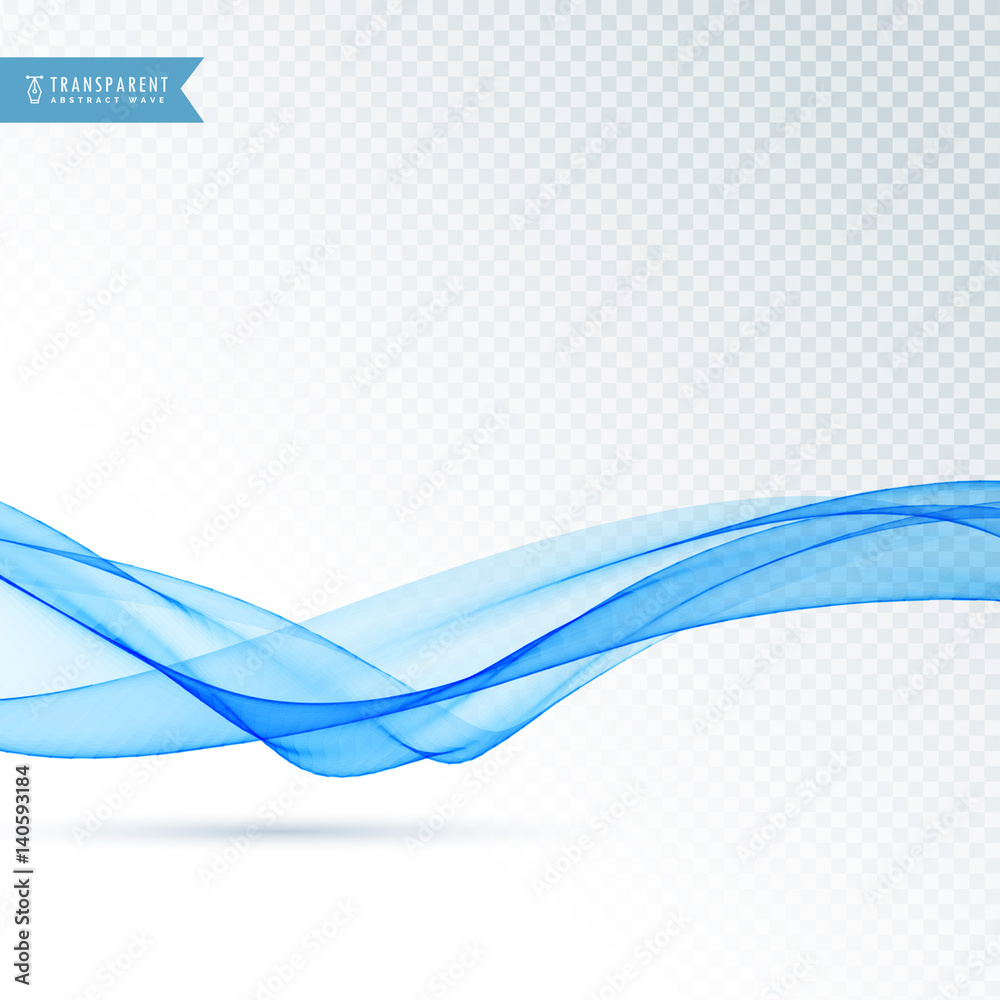 Obraz premium wavy background in blue color