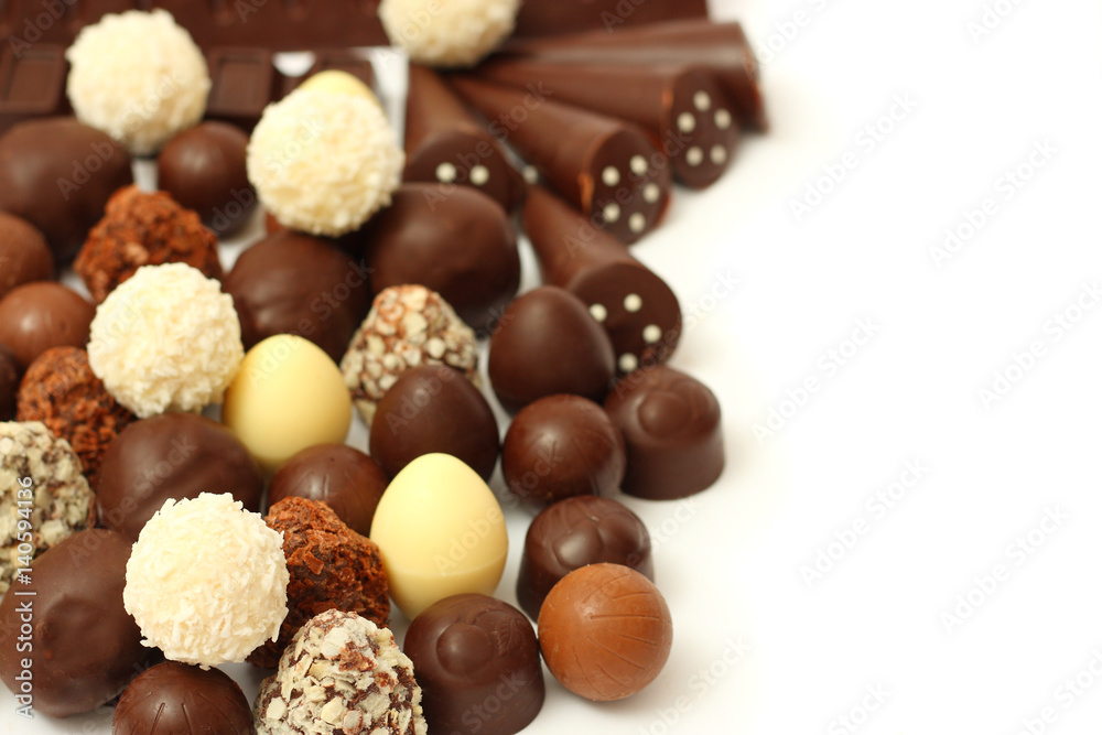 chocolate candy isolated on white chocolate candy isolated on white
