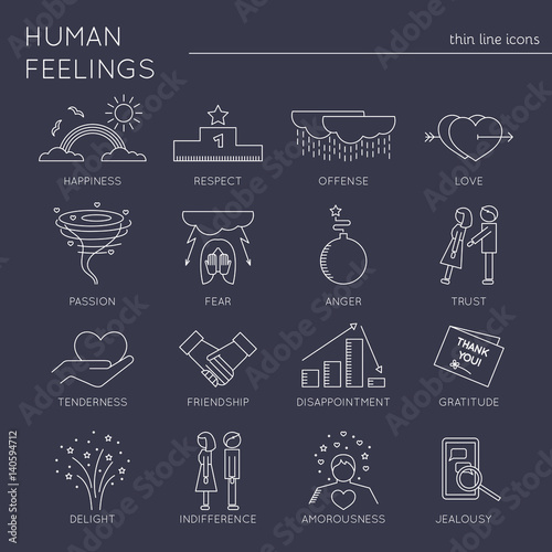 Feelings and emotions set
