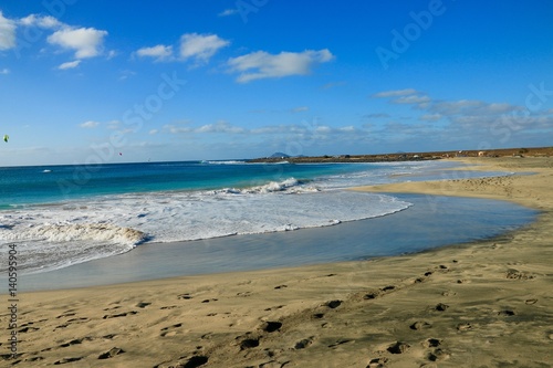   beach Santa Maria  Sal Island   CAPE VERDE                              