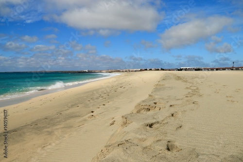 Fototapeta Naklejka Na Ścianę i Meble -    beach Santa Maria, Sal Island , CAPE VERDE














