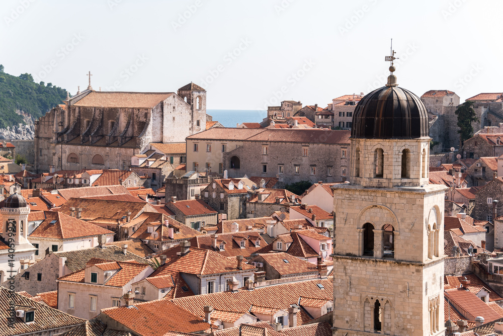 View of old town from Walls of Dubrovnik