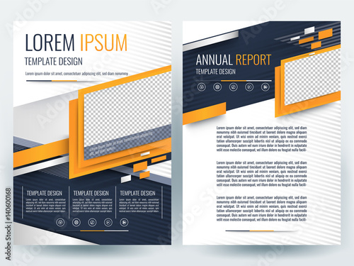 Abstract vector modern flyers brochure / annual report /booklet templates / stationery with white background in size a4