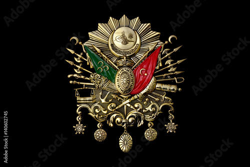 Slika na platnu Gold Emblem of Ottoman Empire