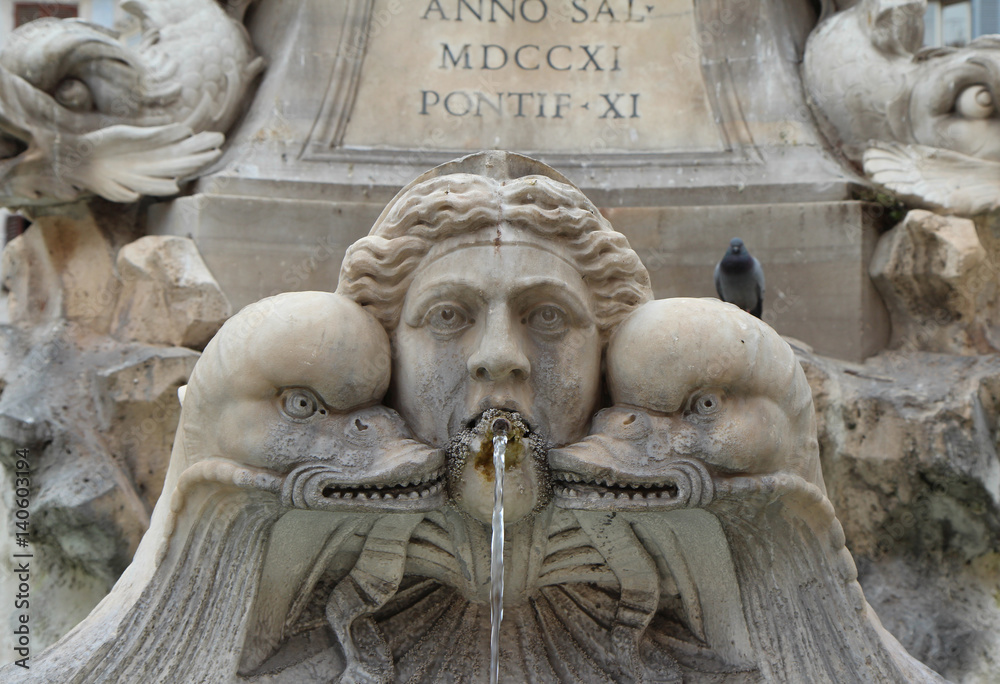 Fontana del Pantheon - Rome - Italy