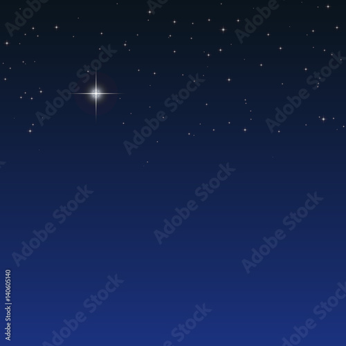 Starry Night - Vector