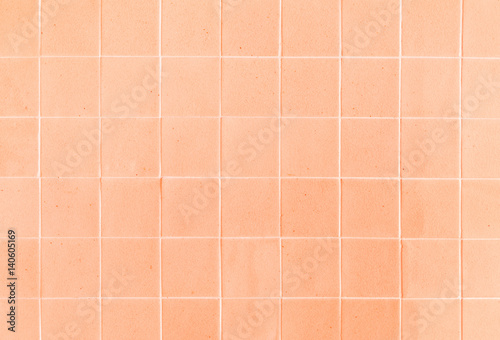 background and texture of stretch marks cracked on orange glazed tile