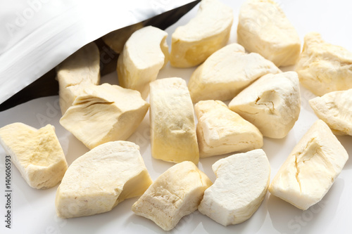 Wallpaper Mural durian zibethinus king of fruit freeze dry on white background Torontodigital.ca