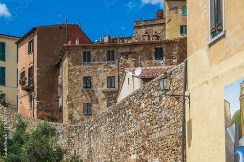 Campiglia is a beautiful medieval town that sits on a hill overlooking the surrounding region of Tuscany © sean heatley