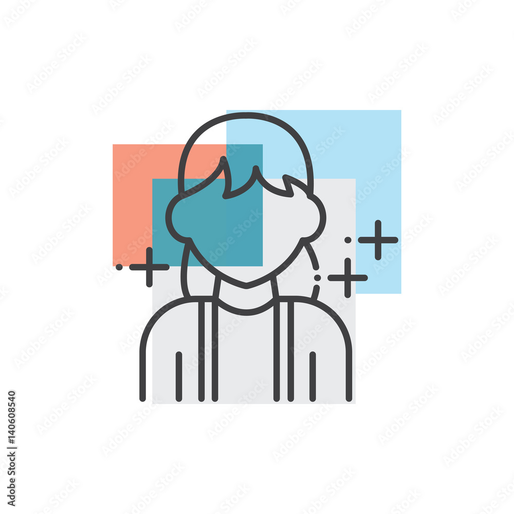 career, human avatars icon 3 color career, human avatars icon 3 color