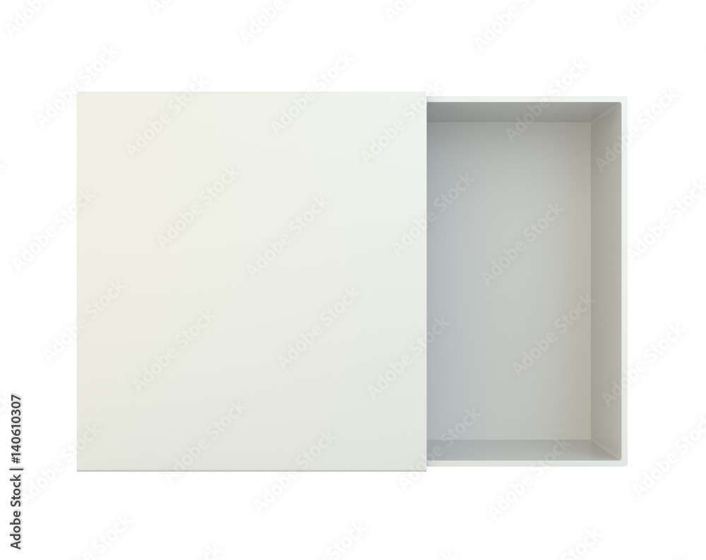 Package isolated on white background. 3d rendering
