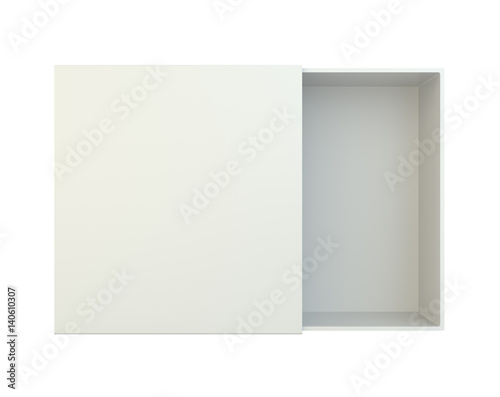 Package isolated on white background. 3d rendering © mirexon