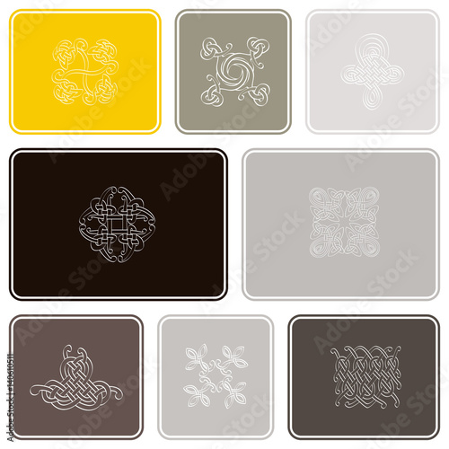 seamless pattern with Celtic art and ethnic ornaments for your design