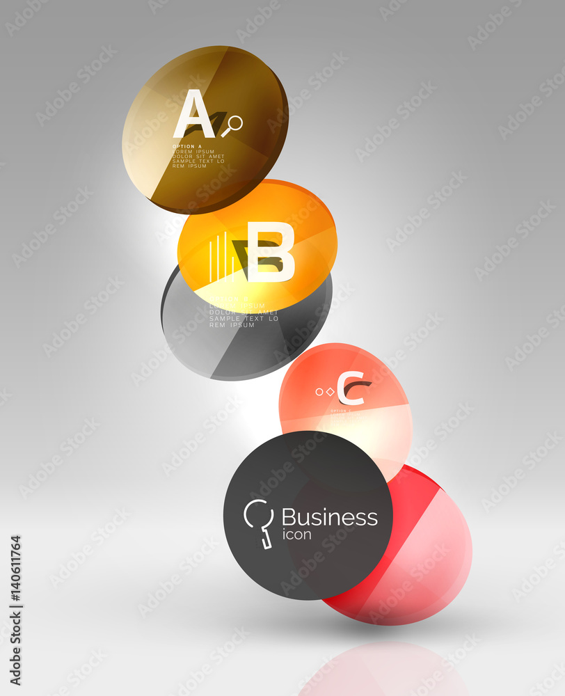 Circle geometric abstract background Circle geometric abstract background