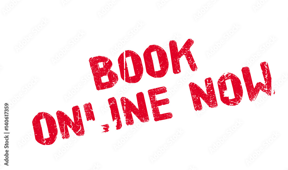 Book Online Now rubber stamp. Grunge design with dust scratches. Effects can be easily removed for a clean, crisp look. Color is easily changed. Book Online Now rubber stamp. Grunge design with dust scratches. Effects can be easily removed for a clean, crisp look. Color is easily changed.