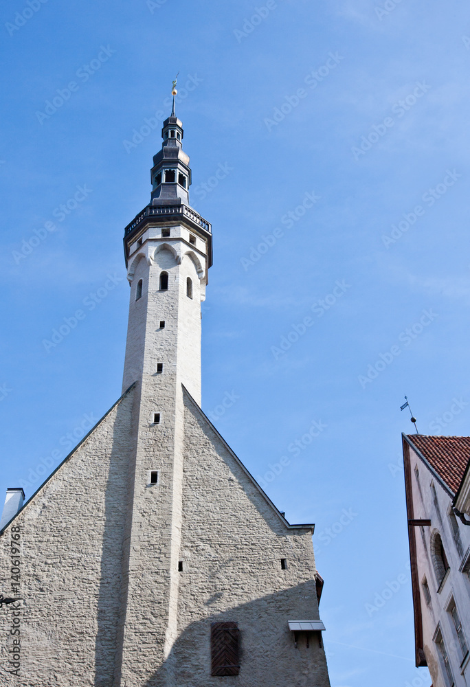 Buildings in the Old Town in Tallinn, Estonia