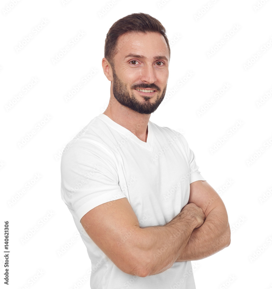 Cheerful casual man Cheerful casual man