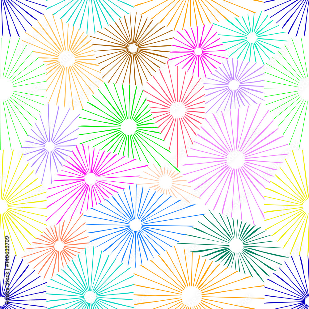 Seamless colorful flower pattern Seamless colorful flower pattern