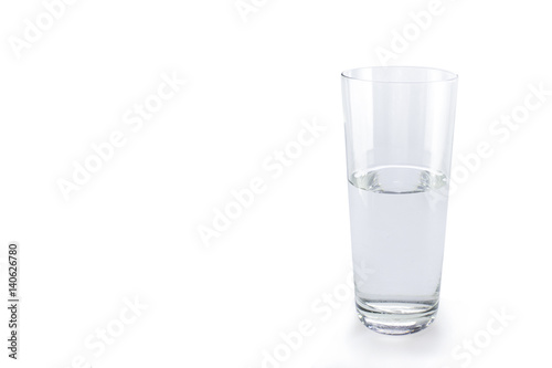 Wallpaper Mural Glass of water isolated on white background Torontodigital.ca
