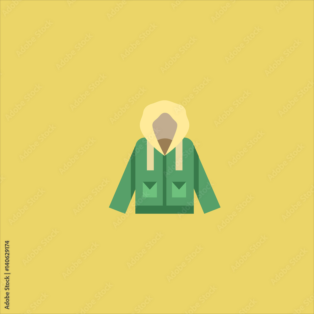 jacket icon flat design jacket icon flat design