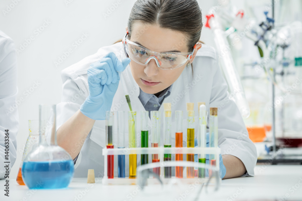 Female scientist in lab Female scientist in lab