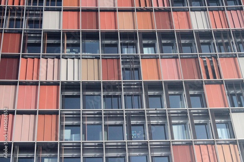 view to an modern office building