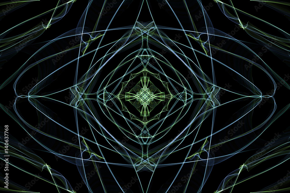 Dark symmetry background.