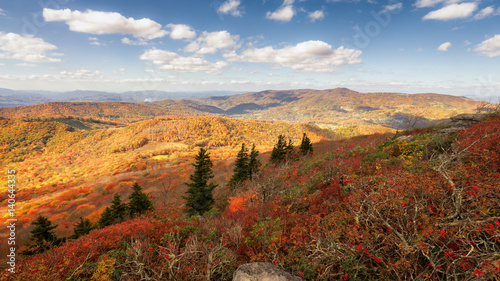 Autumn on Sugar Mountain - Banner Elk , North Carolina Blue Ridge