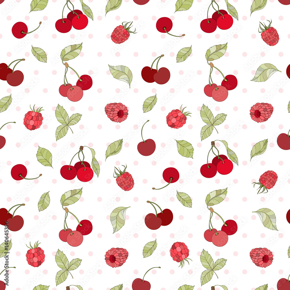 Seamless berry pattern Seamless berry pattern