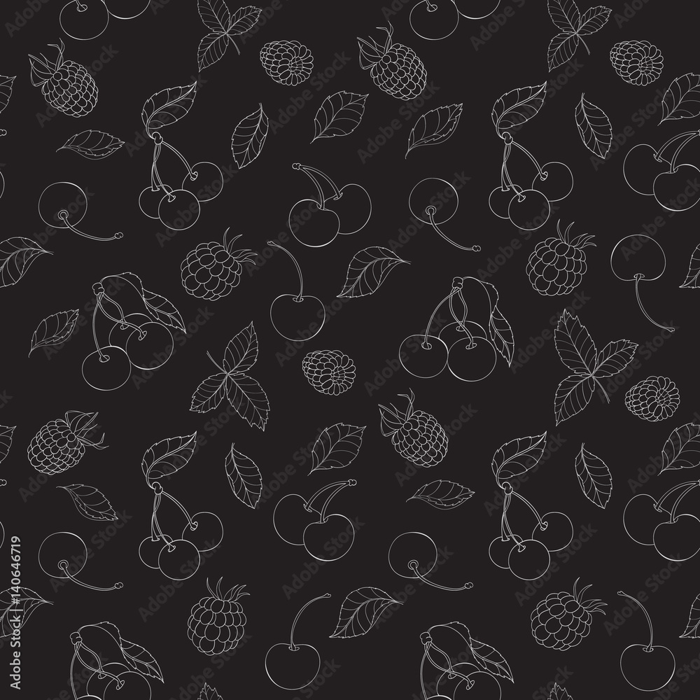 Seamless berry pattern Seamless berry pattern