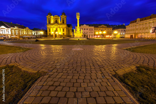 Timisoara's Union square, Romania